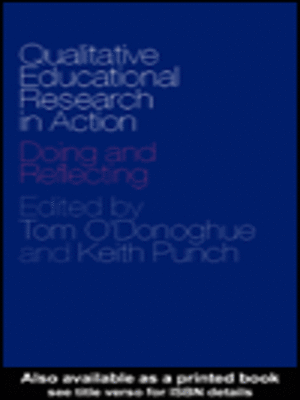 cover image of Qualitative Educational Research in Action